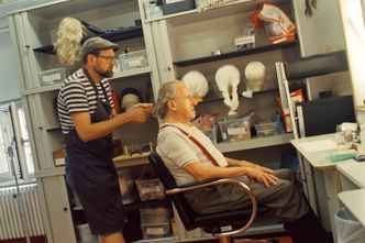 Munich Kammerspiele Backstage with Walter Hess at Die Vaterlosen 1