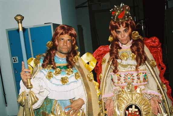 Munich Kammerspiele Backstage with Bernardo Gamboa and Micaela Gramajo at proteus 2481