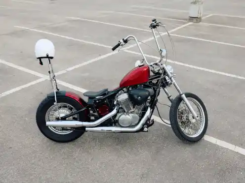 A parked motorbike from the project Elsewhere